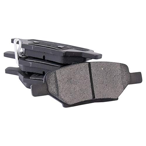 Image of TRQ Rear Brake Pad & Rotor Kit Semi-Metallic Compatible with 2005-2008 Chevrolet Cobalt 2008-2010 HHR 2007-2009 Pontiac G5 2004-2007 Saturn Ion