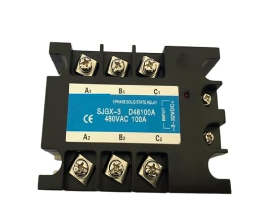 Relais à semi-conducteurs triphasé 40A SSR-100 DC AC pour commande électrique