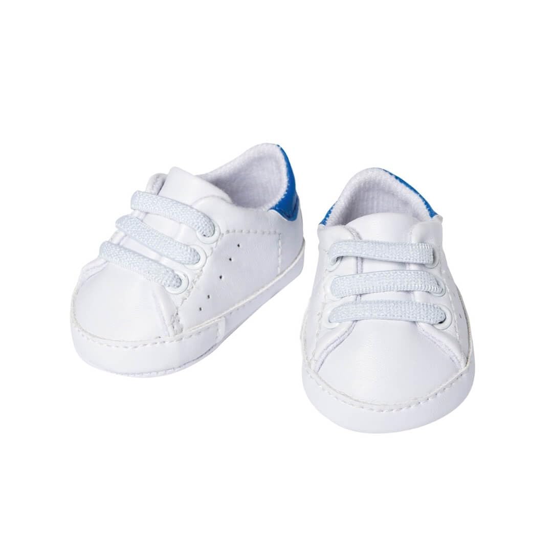 Heless 145 - Doll sneakers, white, size 38 - 45 cm, fashion shoes for everyday life of dolls