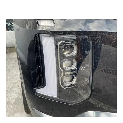 Sourcils de phare en carbone rouge pour Palisade 2020-2023 look sport