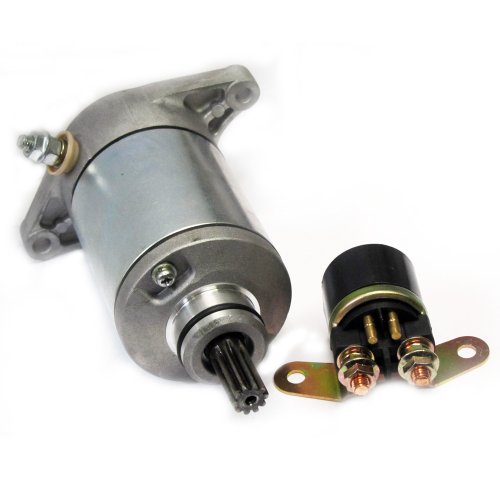 Caltric Starter & Solenoid Relay Compatible with Arctic Cat 300 2X4 4X4 1998 1999 00 01 02 03 04 05