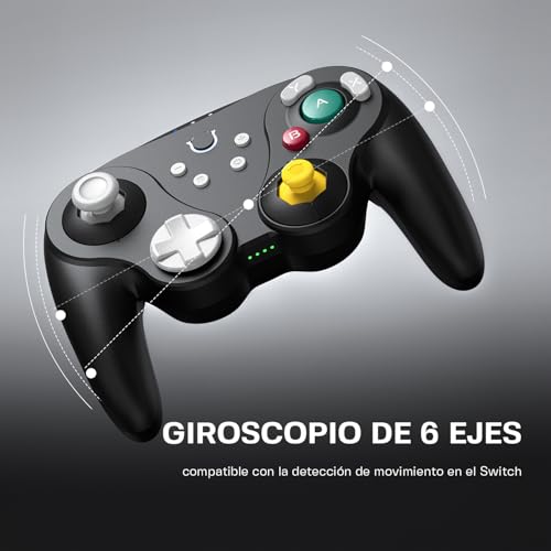 Image of NYXI Warrior Wireless Switch Controller for Switch /NGC /Wii /PC | Retro NGC Style, Hall Effect Joystick, Hall Effect Trigger, Micro Mechanical Switch Button, HD Rumble,Replaceable Back Button