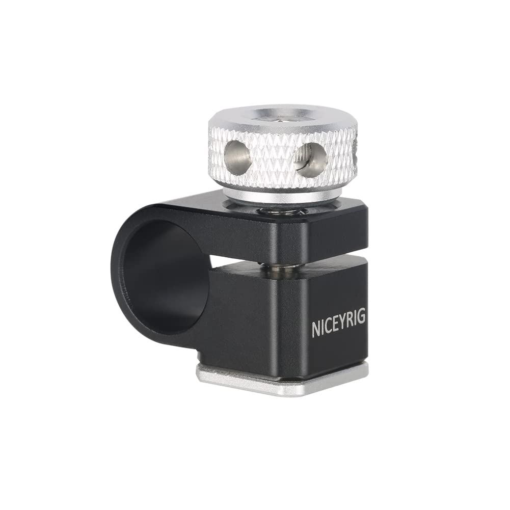 NICEYRIG Pince de Serrage de 15 mm avec Support de Griffe