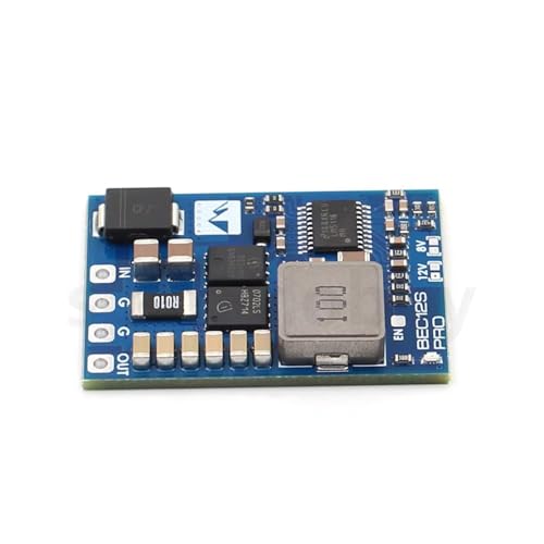 SPARKHOBBY MATEKSYS BEC 12S-PRO Buck Module with TVS Protection Input Voltage Range 9V to 55V UBEC for FPV Racing Quadcopter (1PC 12S-PRO)
