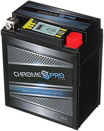 Chrome Pro YTX7L-BS High Performance - Maintenance Free - Sealed iGel Motorcycle Battery