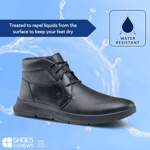 Shoes for Crews Men's Slip-Resistant High-Top Work Sneakers – Comfortable, Non-Slip Shoes for Men in Food Service, Hospitality & Healthcare - Holden3