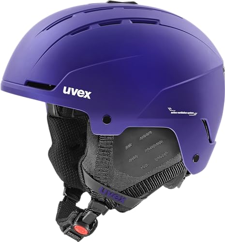 uvex Casco da Sci Unisex, Purple Bash Matt, 54-58 cm