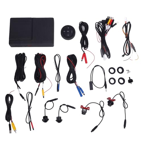 360 Degree Surround View Camera System with AI Warning Technology for Universal Vehicle Compatibility Multi Angle Display HD Recording for Cars Round Rear View Backup Camera Kit