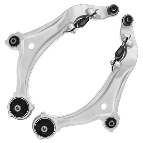 Image of Detroit Axle - Front Struts Control Arms Kit for 2011-2017 Nissan Quest 2 Lower Control Arms with Ball Joints 2 Struts with Coil Spring 2012 2013 2014 2015 2016 Replacement