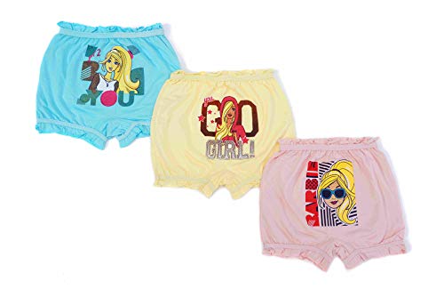 Image of Red Rose Girls Cotton Bloomer Panties - Pack of 3