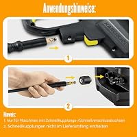 20m Hochdruckschlauch für Kärcher K2 K3 K4 K5 K6 K7 Hochdruckreiniger Schlauch mit Quick-Connect Anschluss Hochdruckreiniger Schlauch Zubehör Hochdruckreiniger Verlängerungsschlauch Ersatzteile – Ansicht 5