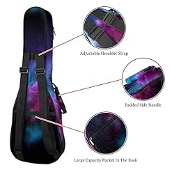 Housse pour ukulélé Space Galaxy Universe avec rembourrage de 10 mm d’épaisseur et imperméable Oxford pour ukulélé de… - Les Beatles, Paul McCartney, John Lennon, RIngo Starr, George Harrison Housse pour ukulélé Space Galaxy Universe avec rembourrage de 10 mm d'épaisseur et imperméable Oxford pour ukulélé de… – Image 3