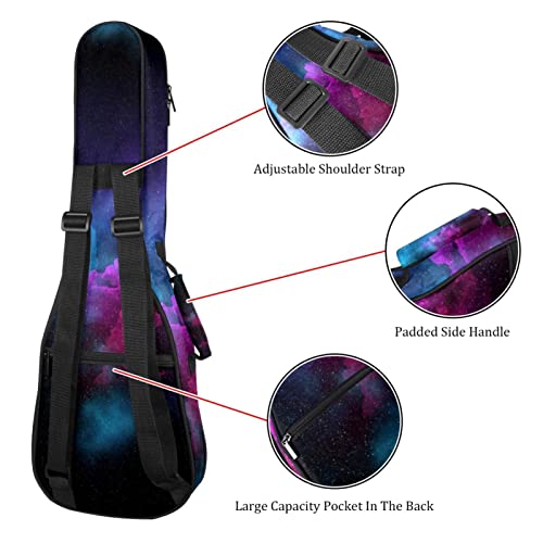 Housse pour ukulélé Space Galaxy Universe avec rembourrage de 10 mm d’épaisseur et imperméable Oxford pour ukulélé de… - Les Beatles, Paul McCartney, John Lennon, RIngo Starr, George Harrison Housse pour ukulélé Space Galaxy Universe avec rembourrage de 10 mm d'épaisseur et imperméable Oxford pour ukulélé de… – Image 4