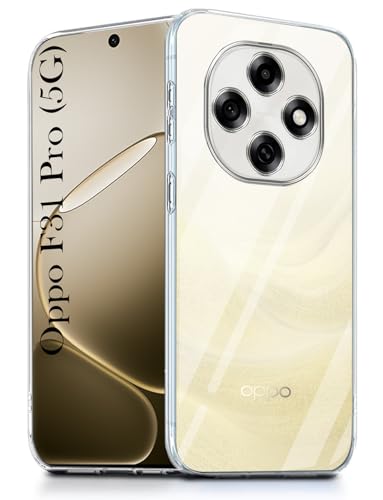 Image of Jkobi Silicone Back Cover Case for Oppo F31 Pro (Clear Shockproof Case with Camera Protection | Soft and Flexible | Transparent)