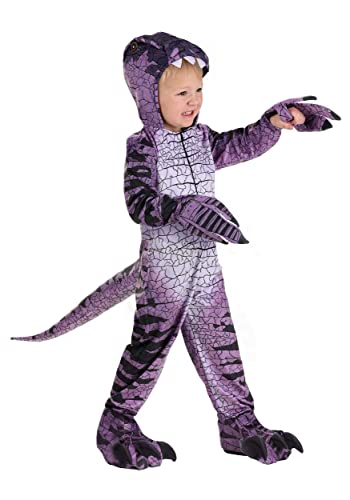 Disfraz completo de dinosaurio Velociraptor para niños