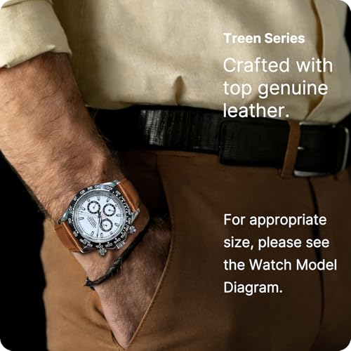 Fullmosa 20mm Armband kompatibel mit Samsung Galaxy Watch 7/6/5/4/FE 40mm 44mm/5 Pro 45mm/Galaxy Watch 6 Classic 47mm Garmin Vivoactive 5 Damen Leder Uhrenarmband, Braun+Silberne Schnalle