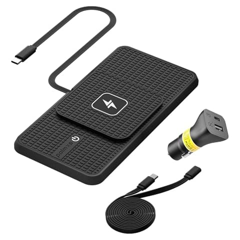 POLMXS 15W Wireless Charger,Wireless Car Charger Lighting Fast Wireless Phone Charger Charging pad Compatible with iPhone 11/12/13/14/15/16 Pro Max Xs, Samsung Galaxy S20, S10+ Note 9,LG(K1) Cover