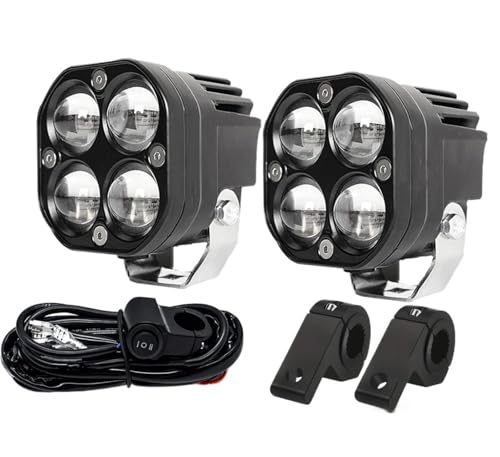 Antibrouillards longue portée LED 24V 12V pour Suzuki et SUV | Kit de 2 phares projecteurs 30000lm