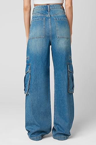 [BLANKNYC] Womens Franklin High Rise Cargo Pant3