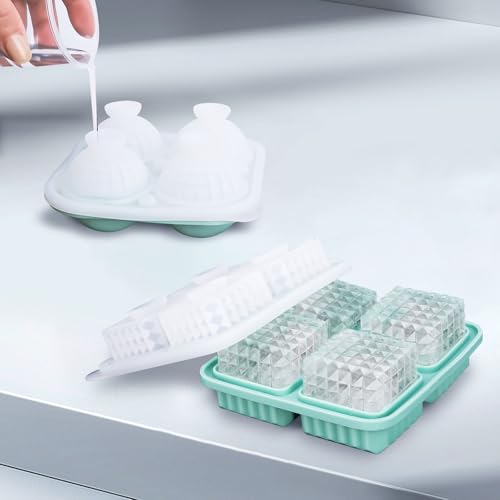 Set de Moldes de Hielo de Silicona 2 Piezas miniatura 3