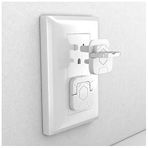 Baby Proofing Outlet Covers (60 Pack) Electric Outlet Pulg Covers for Baby Safety Socket Cover Protector Cap to Prevent…