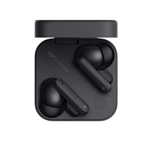 CMF BY Nothing Buds Pro 2 with 50 dB ANC| Dual Drivers| Smart Dial & Spatial Audio Bluetooth Headphones in Ear Headset (in The Ear) (Dark Grey)