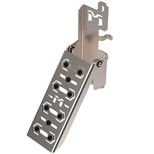 Stainless Steel Dead Pedal, JL Wrangler | JT Gladiator, Adds Functionality & Comfort, Rust-Free Surface, Requires No Drilling, Made in USA