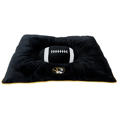 Pets First NCAA PET BED- Missouri Tigers Soft & Cozy Plush Pillow Bed. - Sports Dog Bed. Cuddle, Warm Collegiate Mattress Bed for Cats & Dogs