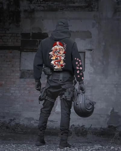 Japanese Graphic Hoodie for Men Cool Hoodies for Men with Designs Streetwear3