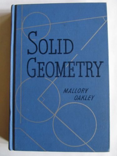 Solid geometry, B0007EBHW4 Book Cover