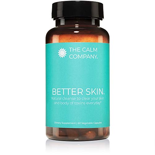 The Calm Company - Acne Pills and Skin Supplement for Better Skin - Acne Supplements for Glowing Skin - Clear Skin Supplement - 60 Capsules