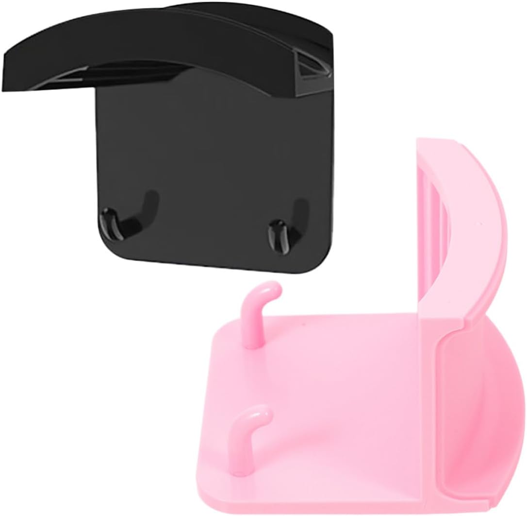 BESPORTBLE 2pcs No-Hole Headphone Hook Wall Mount Gaming Headphone Stand Abs Multifunctional Design Wall Hanger Saves Desktop Space for Gaming and Home Use