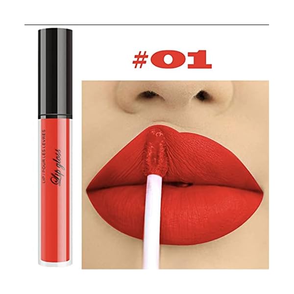 BestLand 10pcs/Set Matte Lipstick Lip Kit, Velvety Liquid Lipstick Waterproof Long Lasting Durable Nude Lip Gloss Beauty Cosmetics Gift Box Makeup Set Kit (10 Piece Set)