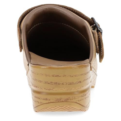 Image of Dansko Ingrid Sling Back Mule Clog for Women - Anti-Fatigue Rocker Bottom Promotes Forward Foot Motion - Premium Leather Uppers for Long-Lasting Wear