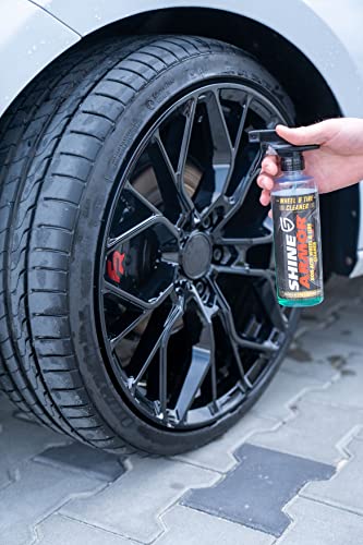 Shine Armor Wheel Cleaner Tire Shine Spray For Car Detailing | Rim Cleaner & Brake Dust Remover Safe For Chrome Alloy Painted Powder Coated Wheels | Magnum Wheel Wash 16 Fl Oz #TOP4