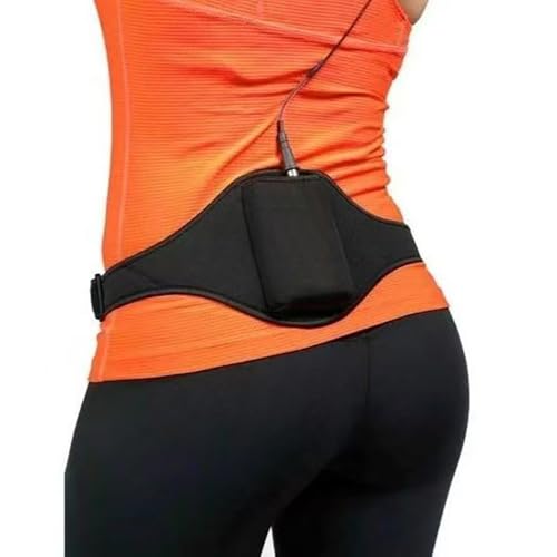 Mikrofon-Gürtel Verstellbare Mikrofon-Gürteltasche Mikrofongürtel Tragetasche für Fitness-Lehrer Lauf Gürteltasche Lautsprecher Schwarz
