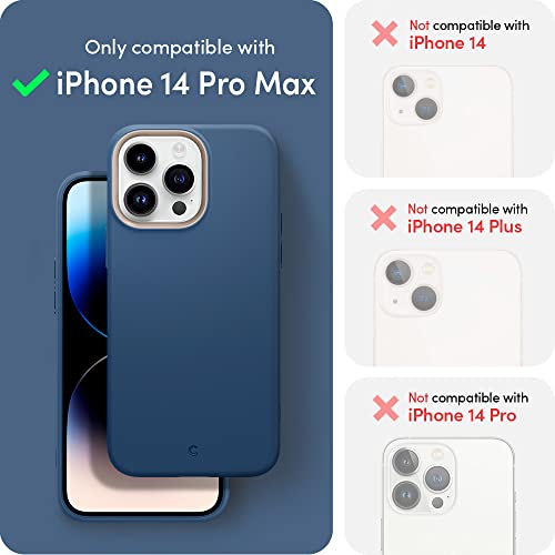 Image of Spigen Cyrill UltraColor Mag | iPhone 14 Pro Max Case | Blue Navy iPhone 14 Pro Max Back Cover | TPU+Poly Carbonate - Coast