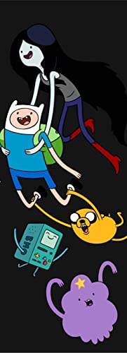 Adventure Time You Know What Time It is Men's Black Drawstring Sleep Pants2