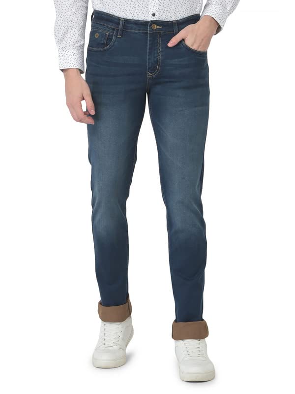Jean slim uni pour homme Turtle en denim stretch