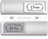 Dishwasher Magnet, Clean Dirty Sign Indicator for Dishwasher Easy to Read and Strong Slide for Chang