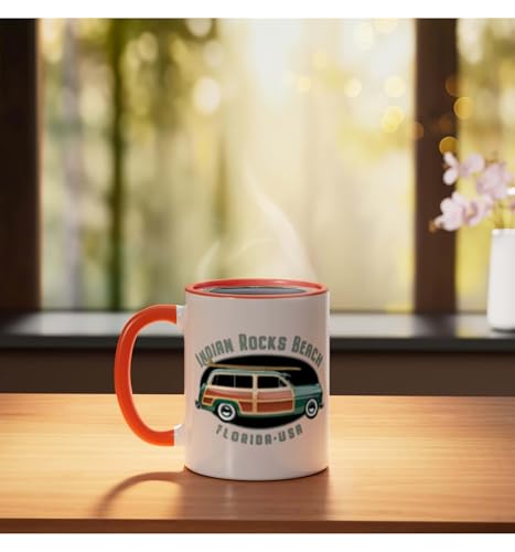 Mug cerámico diseño vintage Indian Rocks Beach FL miniatura 3