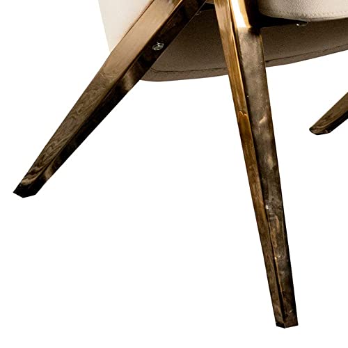 Sillón Contorneado Piel Vegana Beige miniatura 6