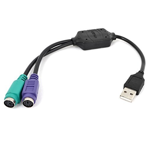 USB 2.0 Male to PS/2 Female PC Converter Cable Mouse Keyboard Adapter