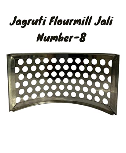 JAGRUTI STAINLESS STEEL JALI (8 NUMBER) FOR DOMESTIC FLOURMILL | FLOURMILL JALI | FLOURMILL NET | ATTACHAKKI JALI | GHARGHANTI JALI | ATTA CHAKKI NET