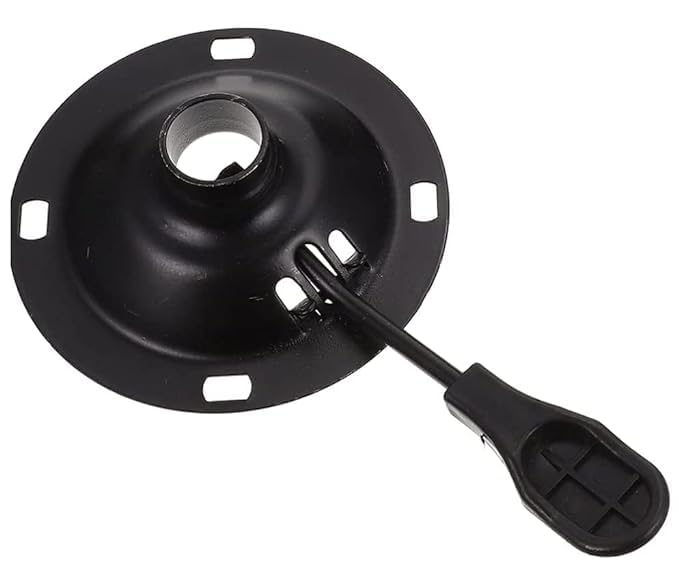 Office Chair Tilt Control Mechanism Replacement Heavy 4inchi Duty Chair Swivel Plate Seat Swivel Base Mount Plate Lift Lever Handle for Furniture Bar Doctor Stool Ironware Black 1pc-image-44