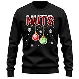Photo Gallery printbar chestnuts - felpa abbinata per la famiglia - divertente umorismo natalizio! maglietta natalizia unisex, perfetta per coppie e divertimento in famiglia con nocciola!, nero , 5xl Photo Gallery printbar chestnuts - felpa abbinata per la famiglia - divertente umorismo natalizio! maglietta natalizia unisex, perfetta per coppie e divertimento in famiglia con nocciola!, nero , 5xl