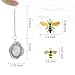 Stainless Steel Mesh Tea Infuser, 2.1 inch Tea Ball with Honey Bee Pendant Tea Strainer Tea Diffuser Tea Steeper for Filtering Tea,Tea Infusers for Loose Tea (Bee, 2PC)