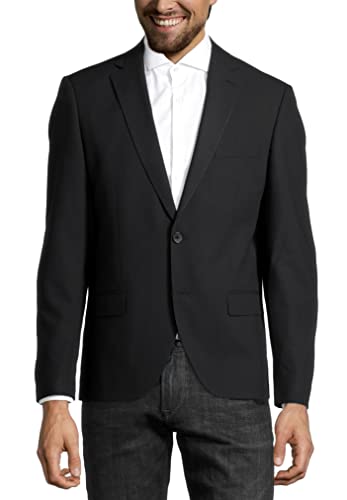 Steffen Klein Veste de costume pour homme - Coupe ajustée, Noir , 46 Cover