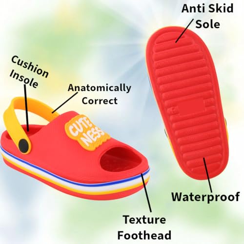 Image of ONFEET Kids Sandal for Dailyuse, Kids Stylish CuteNess Eva Flip Flop for Indoor Outdoor Use