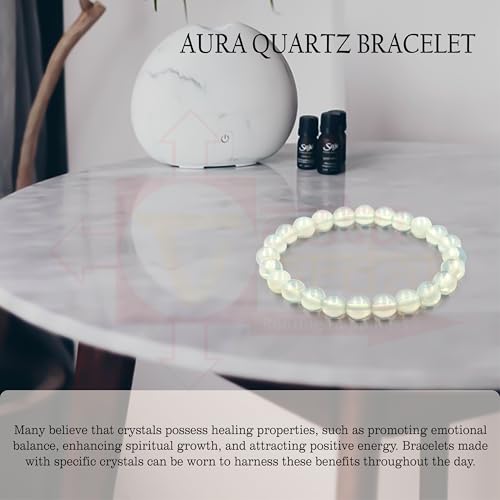 Image of Certified Crystal Bracelet | 8mm Beads | Stretchable Healing Bracelet | Bracelets for Men and Women |